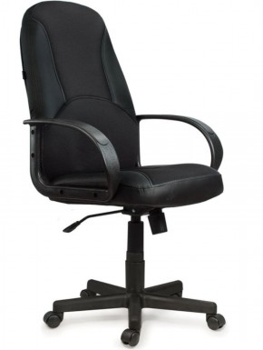 Кресло офисное BRABIX "City EX-512" (кожзам черный, ткань черная) 531407 в Добрянке - dobryanka.ok-mebel.com | фото