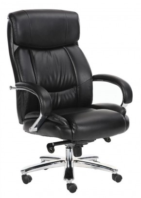 Кресло офисное BRABIX "Direct EX-580" (хром/рециклированная кожа/черное) 531824 в Добрянке - dobryanka.ok-mebel.com | фото 1