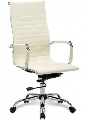 Кресло офисное BRABIX "Energy EX-509" (экокожа, хром, бежевое) 531166 в Добрянке - dobryanka.ok-mebel.com | фото 1