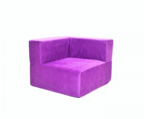 Кресло-угловое-модуль бескаркасное Тетрис 30 (Фиолетовый) в Добрянке - dobryanka.ok-mebel.com | фото