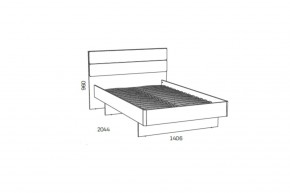 Кровать 1200х2000 "Морти" НМ 041.20 Х с основанием в Добрянке - dobryanka.ok-mebel.com | фото 7