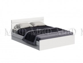 НЭНСИ NEW Кровать 1,4 м (Белый глянец холодный/Белый) в Добрянке - dobryanka.ok-mebel.com | фото 1