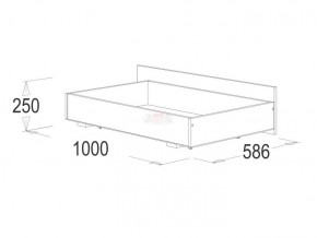 Кровать 1.6 каркас + спинка головная + 2 ящика Ольга-14 без основания в Добрянке - dobryanka.ok-mebel.com | фото 4