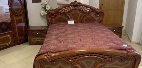 Кровать 2-х спальная 1600*2000 Роза, без основания (01.116) орех в Добрянке - dobryanka.ok-mebel.com | фото