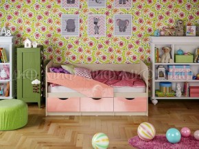 Кровать Бабочки (Розовый металлик) 1600 в Добрянке - dobryanka.ok-mebel.com | фото 1