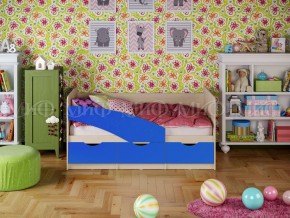 Кровать Бабочки (Синий матовый) 1800 в Добрянке - dobryanka.ok-mebel.com | фото