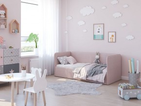 Кровать-диван Leonardo 160*70 (Розовый) + боковина в Добрянке - dobryanka.ok-mebel.com | фото 5