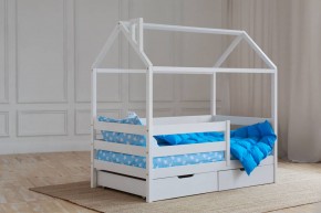 Кровать-домик 80*160 Белый в Добрянке - dobryanka.ok-mebel.com | фото 4