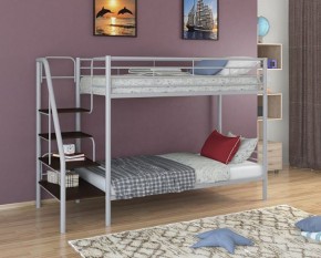 Кровать двухъярусная "Толедо" Серый/Венге в Добрянке - dobryanka.ok-mebel.com | фото