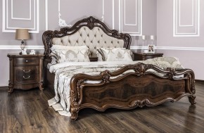 Кровать двуспальная Илона с мягким изголовьем (1800) караваджо в Добрянке - dobryanka.ok-mebel.com | фото