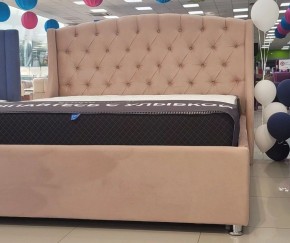 Кровать Франческа + Решетка+ПМ (1600) *БЕЗ ДНА в Добрянке - dobryanka.ok-mebel.com | фото 2