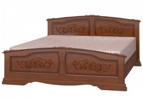 ЕЛЕНА Кровать из массива 1200 (Орех) в Добрянке - dobryanka.ok-mebel.com | фото 1