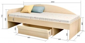 Кровать Изгиб в Добрянке - dobryanka.ok-mebel.com | фото 2