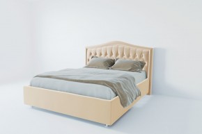 Кровать Калининград с ПМ 1600 (экокожа белая) в Добрянке - dobryanka.ok-mebel.com | фото 2