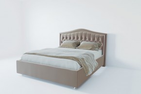 Кровать Калининград с ПМ 1600 (велюр светло-серый) в Добрянке - dobryanka.ok-mebel.com | фото 2