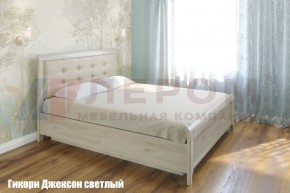 Кровать КР-1033 с мягким изголовьем в Добрянке - dobryanka.ok-mebel.com | фото