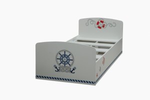 Кровать одинарная Кораблик Лего 2 в Добрянке - dobryanka.ok-mebel.com | фото 1