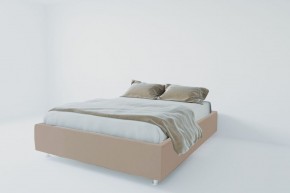 Кровать Подиум с ортопедическим основанием 1200 (велюр серый) в Добрянке - dobryanka.ok-mebel.com | фото