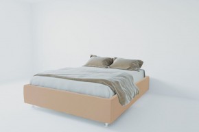 Кровать Подиум с ортопедическим основанием 1200 (велюр светло-серый) в Добрянке - dobryanka.ok-mebel.com | фото