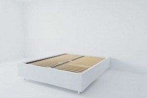 Кровать Подиум с ортопедическим основанием 800 (экокожа белая) в Добрянке - dobryanka.ok-mebel.com | фото 2