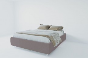 Кровать Подиум с ортопедическим основанием 800 (велюр темно-серый) в Добрянке - dobryanka.ok-mebel.com | фото