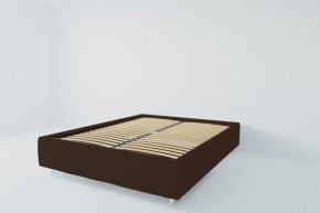 Кровать Подиум с ортопедическим основанием 900 (экокожа коричневая) в Добрянке - dobryanka.ok-mebel.com | фото 2