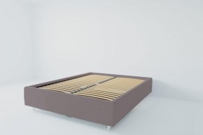 Кровать Подиум с ортопедическим основанием 900 (велюр темно-серый) в Добрянке - dobryanka.ok-mebel.com | фото 2