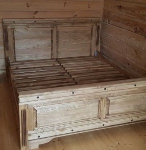 Кровать "Викинг 01" 1800 массив в Добрянке - dobryanka.ok-mebel.com | фото 2
