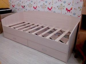 Кровать Соло-софа 1 с ящиками в Добрянке - dobryanka.ok-mebel.com | фото 2