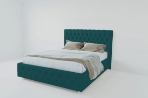 Кровать Версаль 1600 без основания (велюр бирюзовый) в Добрянке - dobryanka.ok-mebel.com | фото 1