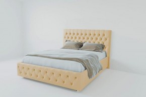 Кровать Версаль 800 без основания (экокожа бежевый) в Добрянке - dobryanka.ok-mebel.com | фото 1