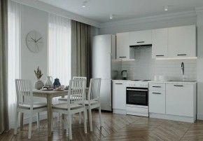 Кухонный гарнитур Белый Глянец 2000 (Стол. 26мм) в Добрянке - dobryanka.ok-mebel.com | фото