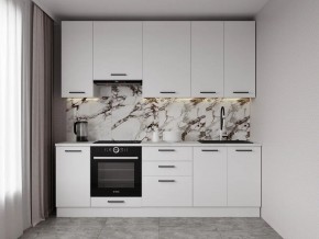 Кухонный гарнитур Белый Глянец 2400 h950 (Стол. 38мм) в Добрянке - dobryanka.ok-mebel.com | фото