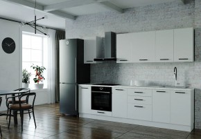 Кухонный гарнитур Белый Глянец 2800 (Стол. 26мм) в Добрянке - dobryanka.ok-mebel.com | фото