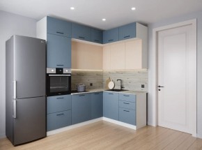 Кухонный гарнитур Фьюжн 2200*1700 (Стол. 38мм) в Добрянке - dobryanka.ok-mebel.com | фото