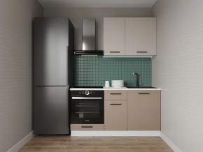 Кухонный гарнитур Каппучино 1600 (Стол. 38мм) в Добрянке - dobryanka.ok-mebel.com | фото