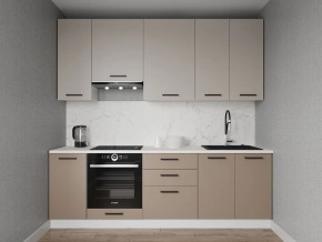Кухонный гарнитур Каппучино 2400 h950 (Стол. 26мм) в Добрянке - dobryanka.ok-mebel.com | фото