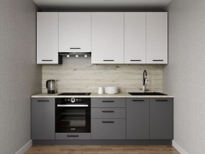Кухонный гарнитур Меренга 2400 h950 (Стол. 26мм) в Добрянке - dobryanka.ok-mebel.com | фото