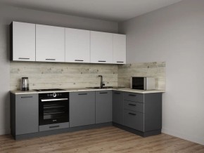 Кухонный гарнитур Меренга 2600*1600 (Стол. 38мм) в Добрянке - dobryanka.ok-mebel.com | фото