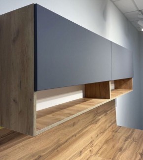 Кухонный гарнитур «Монако» 2.0 м Серия 2 МДФ с фрезеровкой (Дуб Золотой/Графит) в Добрянке - dobryanka.ok-mebel.com | фото 5