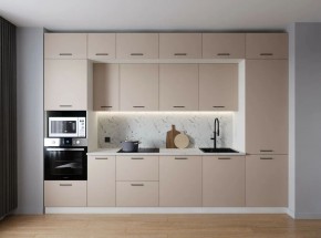 Кухонный гарнитур Шампань 3400 (Стол. 26мм) в Добрянке - dobryanka.ok-mebel.com | фото