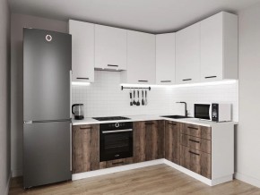 Кухонный гарнитур Старое Дерево 2200*1600 h950 (Стол. 38мм) в Добрянке - dobryanka.ok-mebel.com | фото