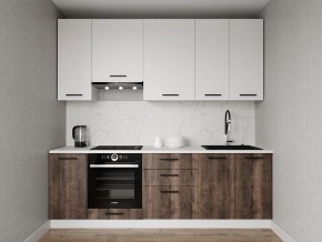 Кухонный гарнитур Старое Дерево 2400 h950 (Стол. 26мм) в Добрянке - dobryanka.ok-mebel.com | фото