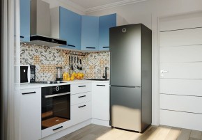Кухонный гарнитур угловой Капри 2200х1000 (Стол. 38мм) в Добрянке - dobryanka.ok-mebel.com | фото