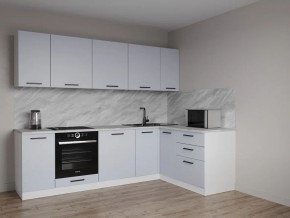 Кухонный гарнитур угловой Смоки 2600*1600 (Стол. 38 мм) в Добрянке - dobryanka.ok-mebel.com | фото