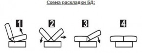 ЛАУРА ЛЮКС Диван Лаура Люкс БД+2подушки в Добрянке - dobryanka.ok-mebel.com | фото 7