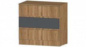 ЛЕНОРА Комод 3 ящика (графит) в Добрянке - dobryanka.ok-mebel.com | фото