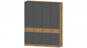 ЛЕНОРА Шкаф 4х створчатый (графит) в Добрянке - dobryanka.ok-mebel.com | фото