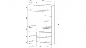 ЛЕНОРА Спальный гарнитур (модульный) кашемир в Добрянке - dobryanka.ok-mebel.com | фото 9