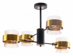 Люстра на штанге Arte Lamp Carlo A8205SP-4BK в Добрянке - dobryanka.ok-mebel.com | фото